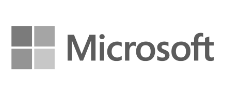 Microsoft greyscale logo