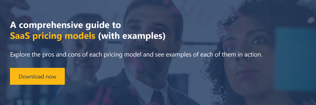 CTA: A comprehensive guide to SaaS pricing models (with examples)
