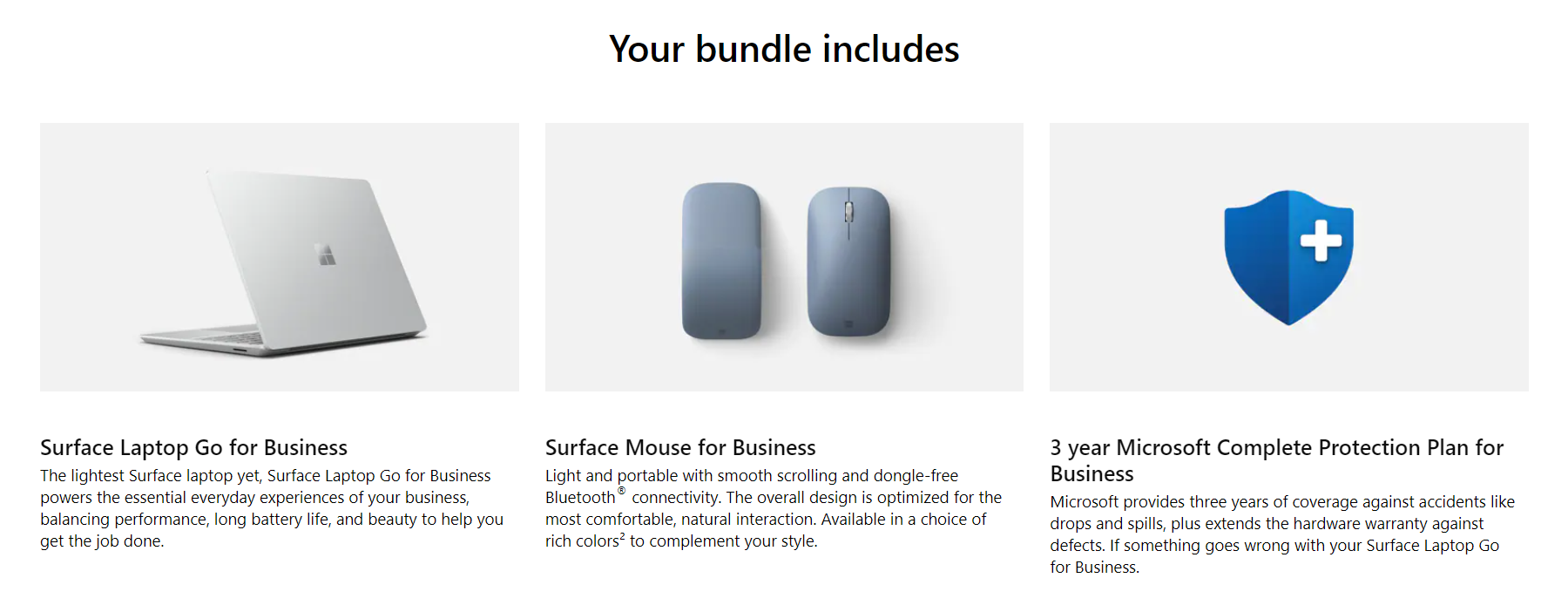 Microsoft Surface as a Service is a customizable bundle subscription