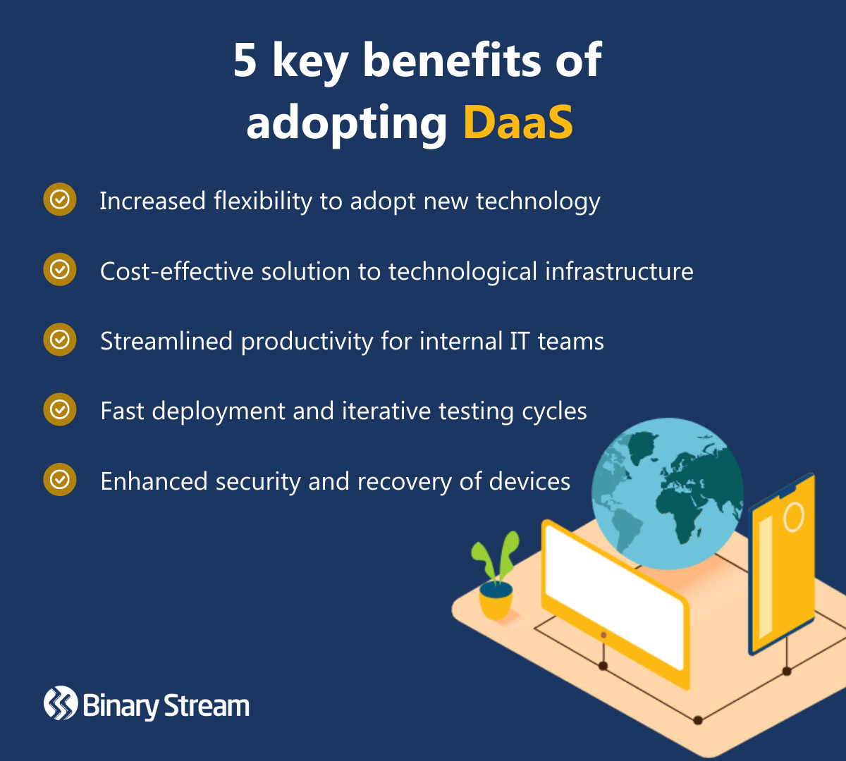 Key benefits of adopting DaaS